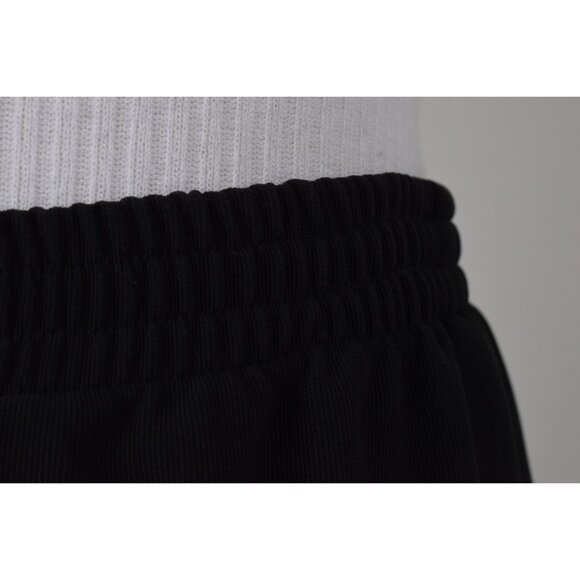 Vintage 80s Black Stretch Pants by AVON size L | 30-34‎ waist - Picture 6 of 9